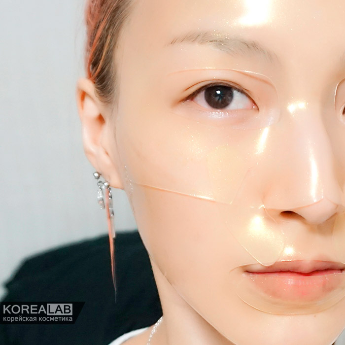 Гидрогелевая маска с золотом и улиточным муцином PETITFEE Gold and Snail Hydrogel Mask Pack