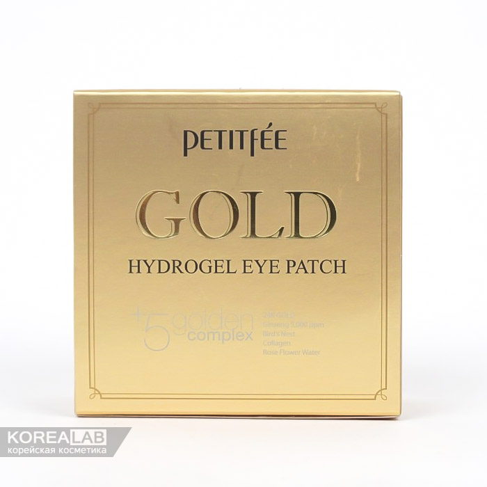 Гидрогелевые патчи для глаз с золотом PETITFEE Gold Hydrogel Eye Patch