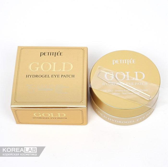 Гидрогелевые патчи для глаз с золотом PETITFEE Gold Hydrogel Eye Patch