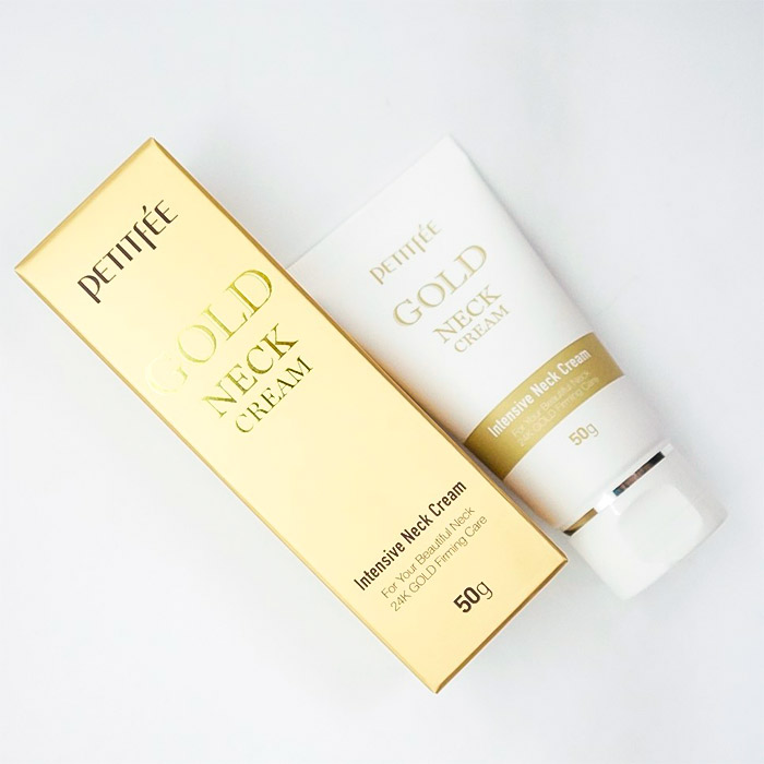 Крем для шеи PETITFEE Gold Intensive Neck Cream