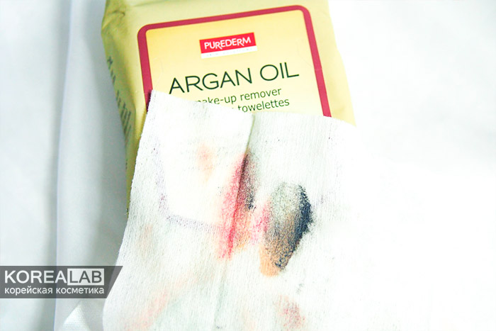 Салфетки для снятия макияжа PUREDERM Make-up Remover Cleansing Towelettes