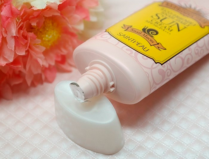 Солнцезащитный крем с муцином улитки SAINTPEAU Eco-Friendly Snail Sun Cream SPF 50