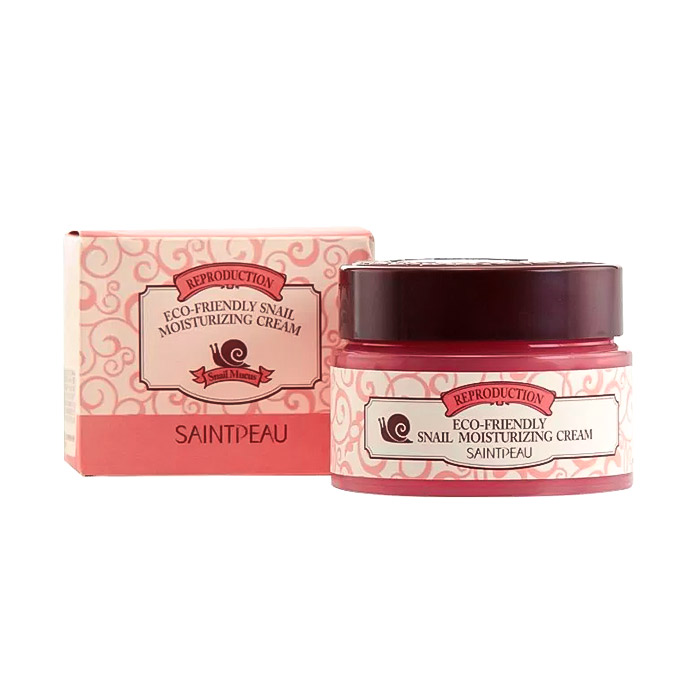 Увлажняющий крем с муцином улитки SAINTPEAU Eco-Friendly Snail Moisturizing Cream
