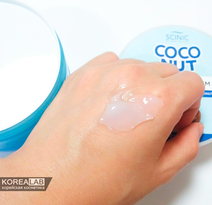 Увлажняющий гель с кокосовым маслом SCINIC Coconut Aqua Gel Cream