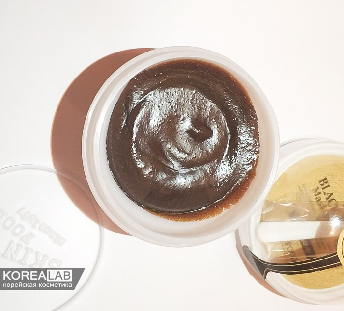 Маска-скраб для лица SKINFOOD Black Sugar Mask Wash Off