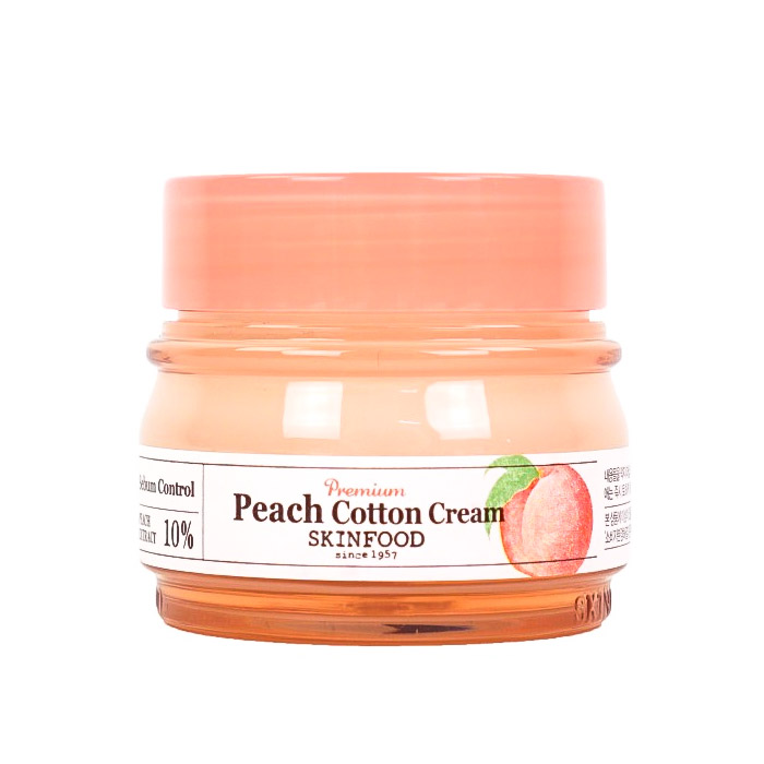 Крем для лица с контролем жирности SKINFOOD Premium Peach Cotton Cream