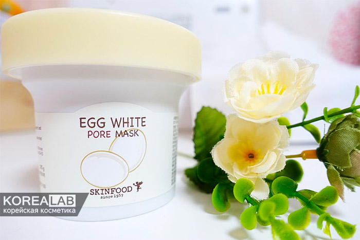 Маска для очищения и сужения пор SKINFOOD Egg White Pore Mask