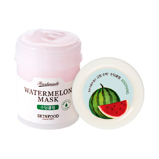 Успокаивающая маска для лица с арбузом SKINFOOD Freshmade Watermelon Mask