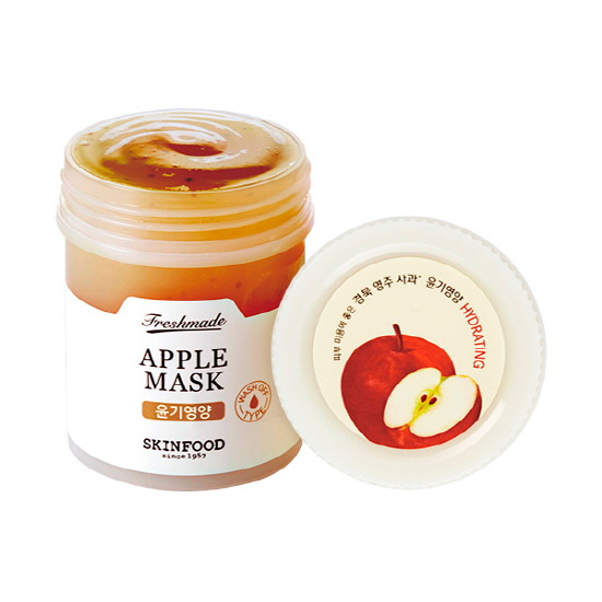 Увлажняющая маска для лица с яблоком SKINFOOD Freshmade Apple Mask