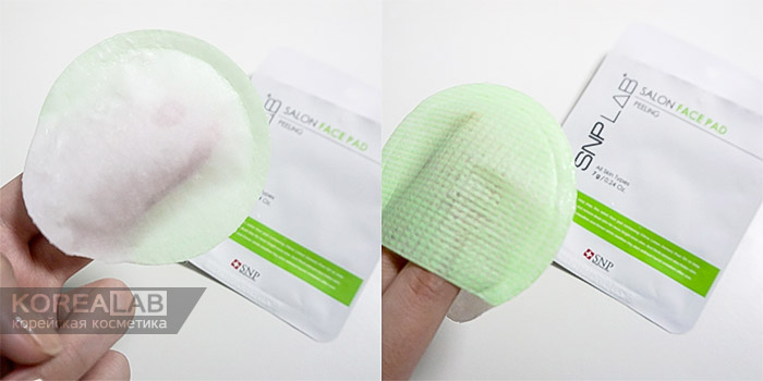 Спонж-пилинг для умывания SNP Lab+Salon Face Pad