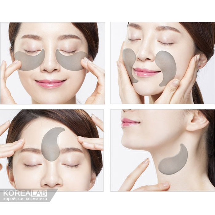 Патчи для глаз с черным жемчугом SNP Black Pearl Renew Eye Patch