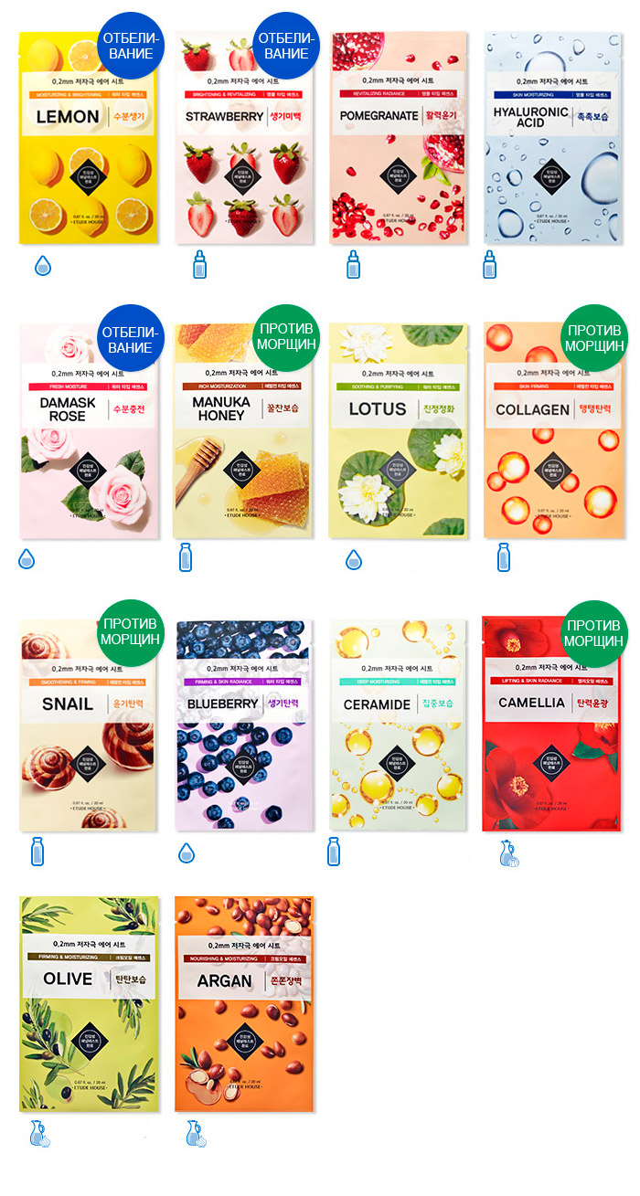Тканевая маска для лица ETUDE HOUSE 0.2 Therapy Air Mask