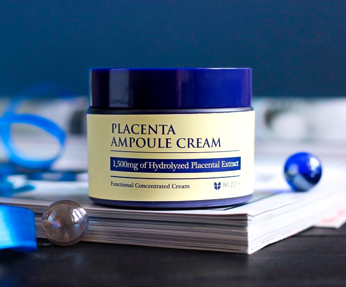 Антивозрастной крем с плацентой MIZON Placenta Ampoule Cream