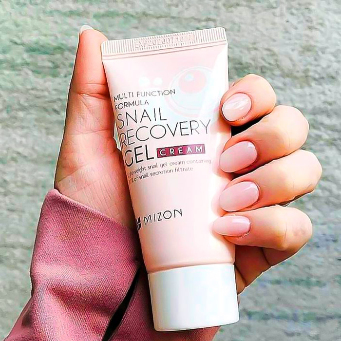 Крем-гель с улиточным муцином 74% MIZON Snail Recovery Gel Cream