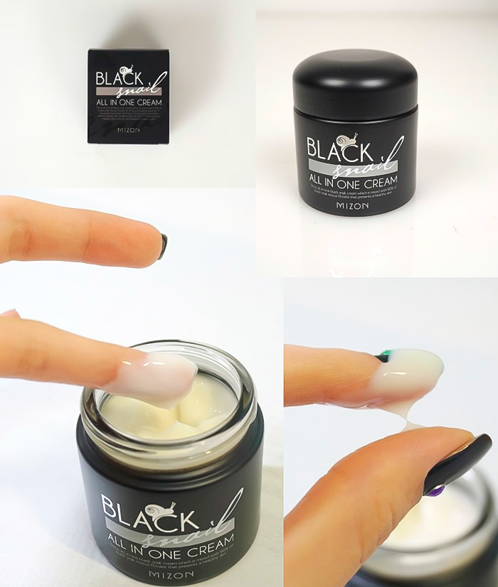 Крем с муцином черной улитки MIZON Black Snail All In One Cream