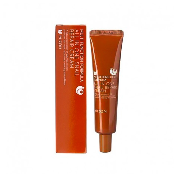 Крем с муцином улитки для лица MIZON All In One Snail Repair Cream