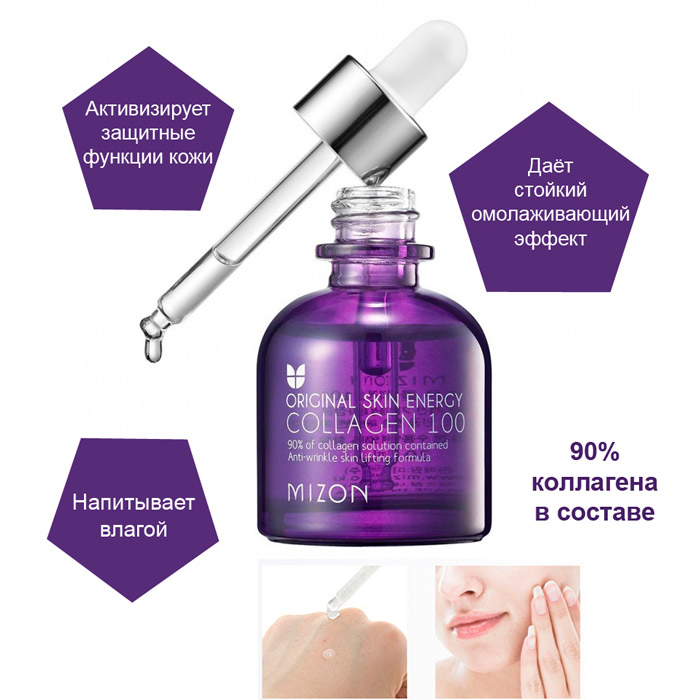 Коллагеновая сыворотка MIZON Collagen 100