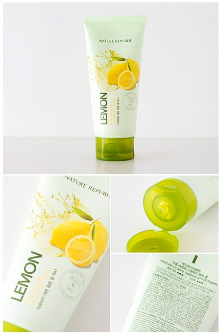 Пилинг-гель с экстрактом лимона NATURE REPUBLIC Real Nature Lemon Peeling Gel Wash
