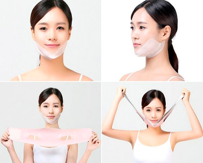 Набор масок+бандаж для подтяжки контура лица RUBELLI Beauty Face Набор масок+бандаж для подтяжки контура лица RUBELLI Beauty Face