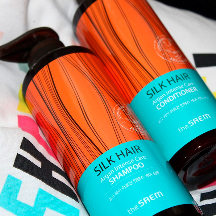 Кондиционер с аргановым маслом THE SAEM Silk Hair Argan Intense Care Conditioner