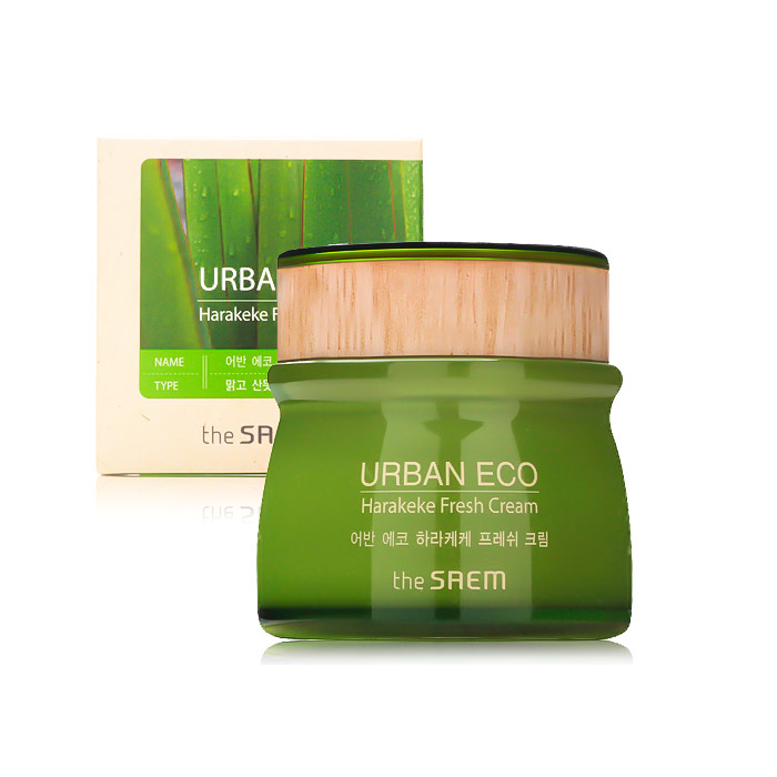 Освежающий крем с экстрактом новозеландского льна THE SAEM Urban Eco Harakeke Fresh Cream