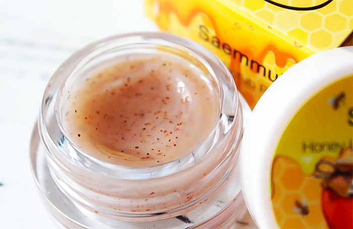 Скраб для губ THE SAEM Saemmul Honey Lip Scrub Pot