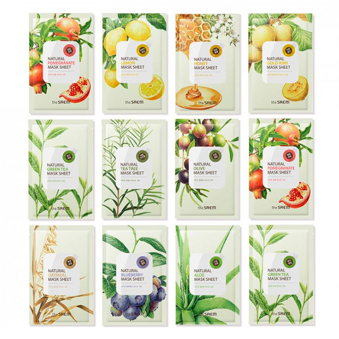 Тканевые маски THE SAEM Natural Mask Sheet