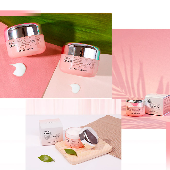 Крем с улиточным муцином для лица VILLAGE 11 FACTORY Snail Cream