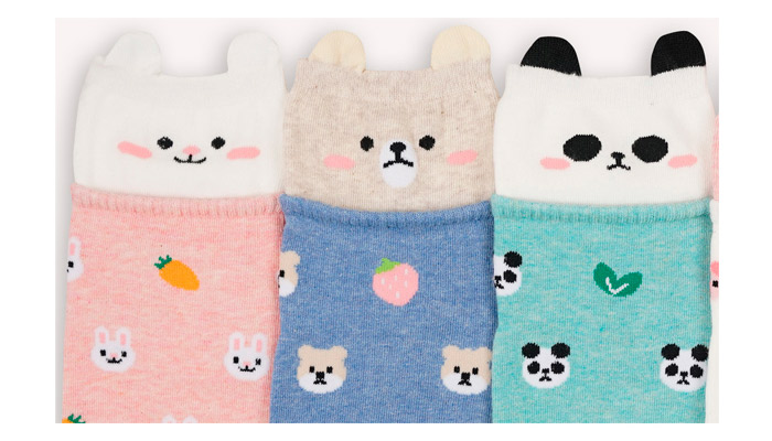 Женские носки VIVID COLOR Счастливые зверюшки Женские носки VIVID COLOR Счастливые зверюшки